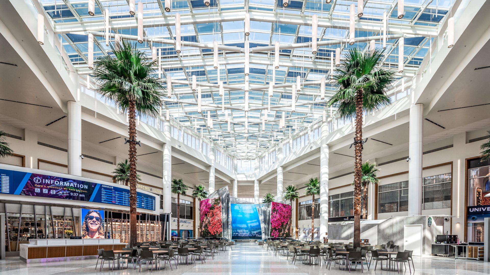 Acurlite-MCO-South-Terminal-Skylight-25thFeature ORLANDO INTERNATIONAL AIRPORT - ORLANDO FL An impact-rated Double Pitch Skylight spans the new MCO South Terminal concourse.