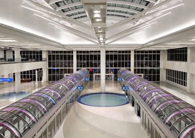 Curved Vault Skylight at Orlando International Airport