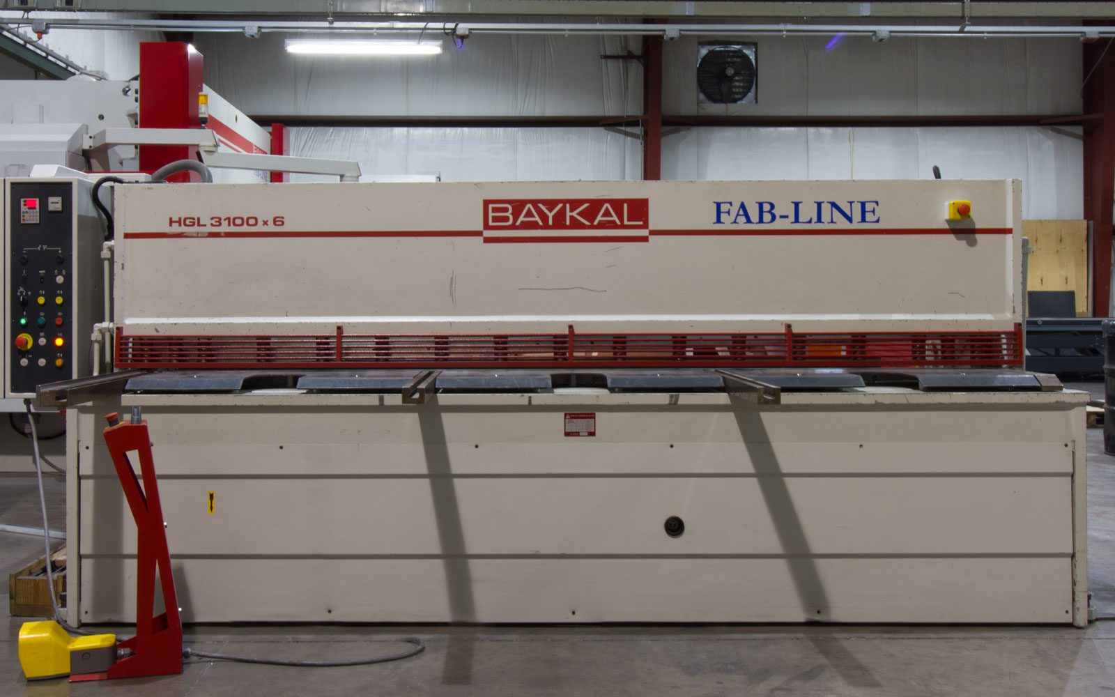 Photo of the Baykal 150 Ton Press Brake at Acurlite HQ
