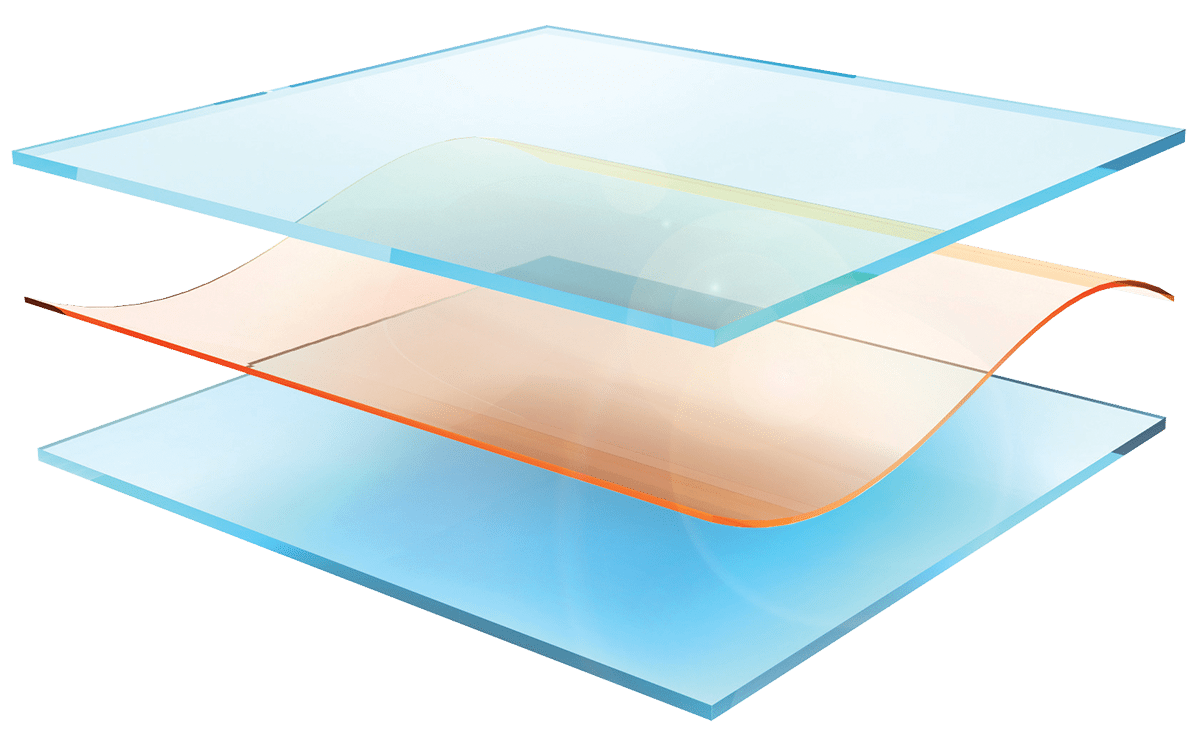 Laminated glass glazing option available on our skylights